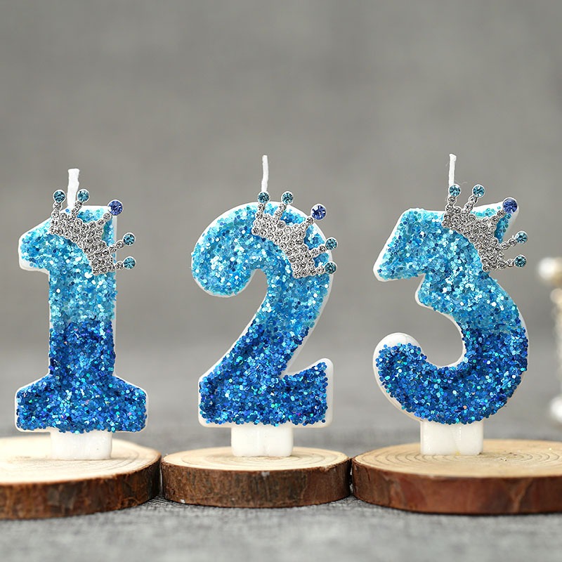 Creative Peacock Blue Crown Di - огляд і ціна Candle Supply