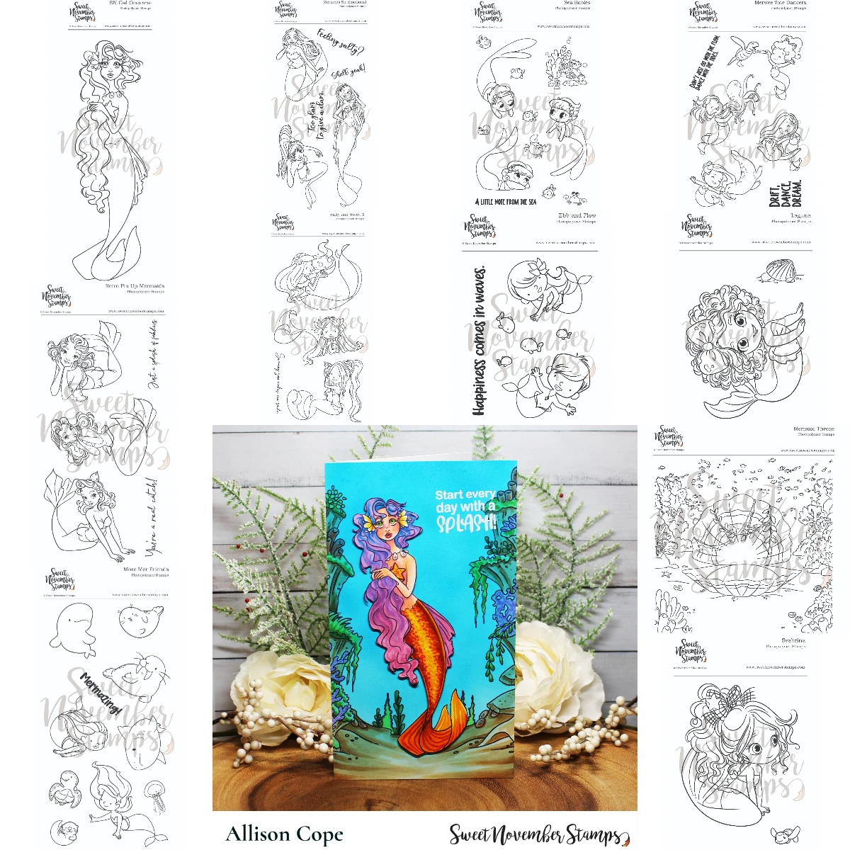 2026 New Clear Stamp Set - Sea - огляд і ціна Candle Sachet