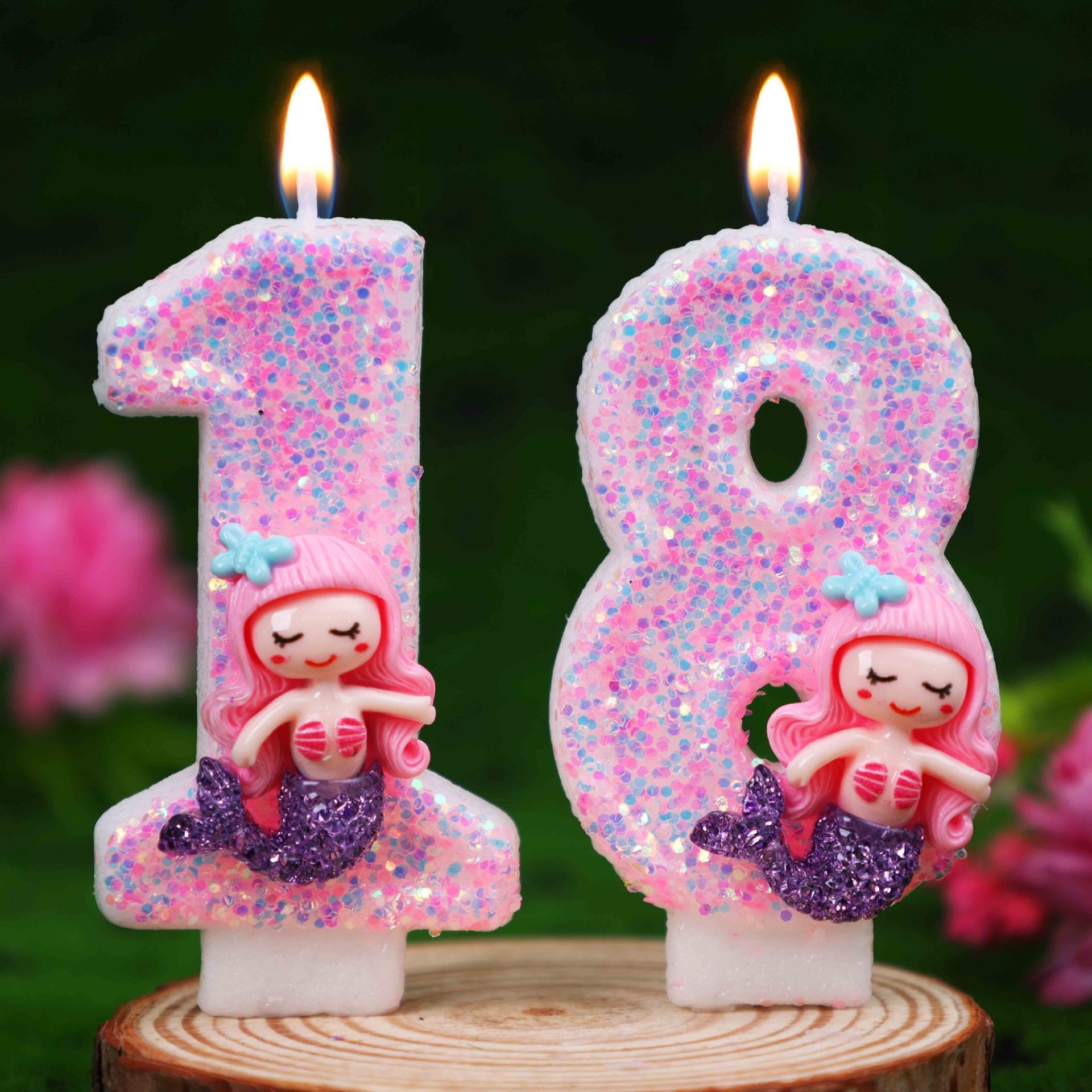 Creative Pink Mermaid 0-9 Digi - огляд і ціна Candle Supply