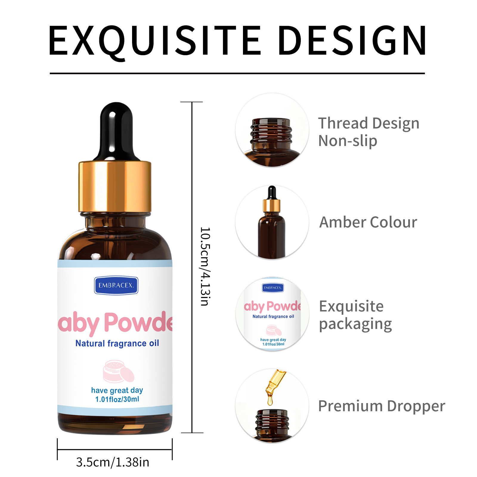 30ml Baby Powder Essential Oil - огляд і ціна Candle Fragrance Supplies