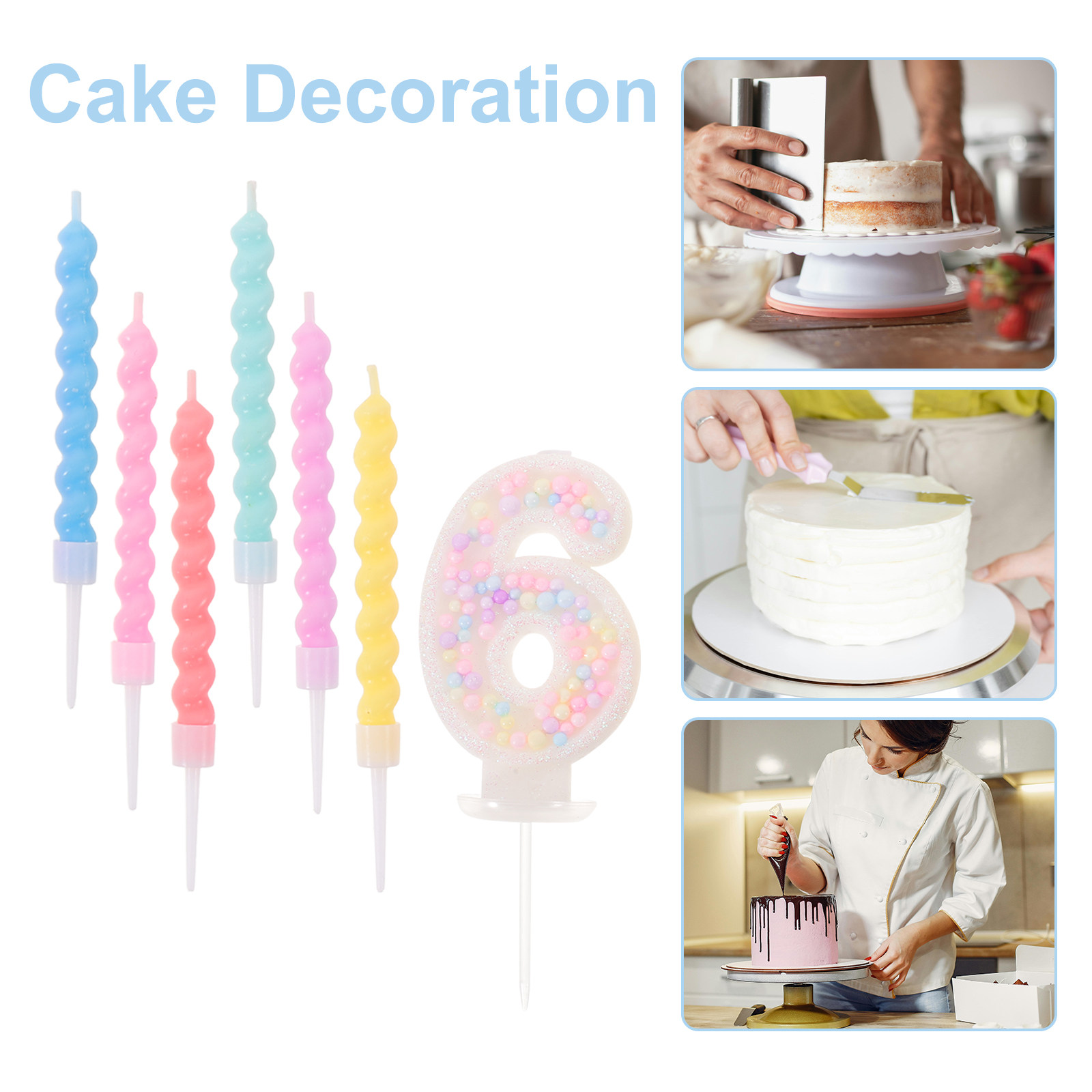 13Pcs Colorful Spiral Birthday - огляд і ціна Candle Supply